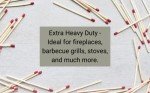 Extra Long Heavy-Duty Safety Matches - 150 Count