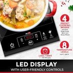 Mueller RapidTherm 1800W Portable Induction Cooktop