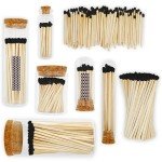 Bold Black Tip Matches - 100 Count (With Stickers)