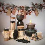 Bold Black Tip Matches - 100 Count (With Stickers)