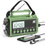 Portable NOAA Weather Alert Radio with Flashlight