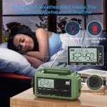 Portable NOAA Weather Alert Radio with Flashlight