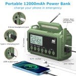 Portable NOAA Weather Alert Radio with Flashlight