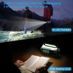 Portable NOAA Weather Alert Radio with Flashlight