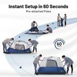 Instant Setup 6-Person Waterproof Camping Tent