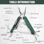 WORKPRO 18-in-1 Stainless Steel Multi-Tool Pliers