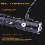 Soomfire MX65 Rechargeable Tactical Flashlight, 1060 Lumens