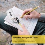 Compact Military Compass for Hiking and Survival