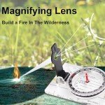 Compact Military Compass for Hiking and Survival