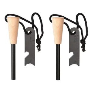 2-Pack Flint & Steel Fire Starter Kit