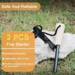 2-Pack Flint & Steel Fire Starter Kit