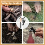 2-Pack Flint & Steel Fire Starter Kit