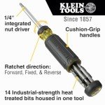 Klein Tools 15-in-1 Ratcheting Screwdriver Set