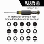 Klein Tools 15-in-1 Ratcheting Screwdriver Set