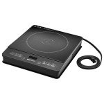 Portable 1800W Induction Cooktop Burner, Black