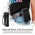 Portable Battery Operated AM/FM Radio with Clip