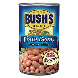 BUSH'S BEST Canned Pinto Beans, 12-Pack