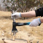 15” Carbon Steel Chopping Axe with Shock-Reducing Handle