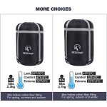 REDCAMP Flannel Sleeping Bag for Adults, Large Comfortable Cotton Sleeping Bags for Camping with Detachable Hood, Red Plaid with 4lbs Filling (91"x33")