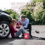 First Aid Kit, Upgrade Trauma First Aid Kit with Labelled Compartments -Emergency Medical Kits with Molle System First Aid Kits for Car, Home, Hiking, Camping and Outdoor Emergencies -216 Pieces