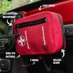 Surviveware 98 Pcs Waterproof Premium Survival First Aid Kit - Survival Emergency Preparedness for Travel Camping Gear, Survival Kit and Outdoor Emergencies - HSA & FSA Eligible Survival Kit