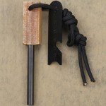 ULTLAT Fire Starter (2-Pack) for Camping, Hiking and Emergency Survival Kits, All-Weather Magnesium Ferro Rod with Waxed Fire Tinder Paracord (28inch)&6-in-1 Multi-Tool&Pine Handle Survival Igniter