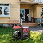 PowerSmart Portable Inverter Generator 4450W, Gas Powered, CO-Sensor, EPA Compliant, Lightweight & Quiet for Home Use and Emergency Backup, Camping