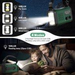 Hand Crank Emergency Radio, NOAA/AM/FM Weather Radio, Solar Radio, 20000MAH Rechargeable Battery Powered with USB Charging LED Flashlight Reading Lamp Headphone Jack, SOS Alarm for Emergency