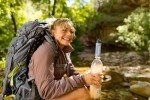 LifeStraw Peak Series – Solo Personal Water Filter for Hiking, Camping, Travel, Survival and Emergency preparedness. Removes Bacteria, parasites and microplastics.