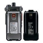 Retevis RT86 Walkie Talkies Long Range, 2 Way Radio with Shoulder Mic, Heavy Duty Two Way Radios Rechargeable, Handheld, High Power, 2600mAh, for Security Property Hunting(4 Pack)