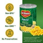 DEL MONTE FRESH CUT Golden Sweet Whole Kernel Corn Canned Vegetables, 4-Pack, 15.25 oz Cans