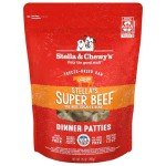 Stella & Chewy's Freeze Dried Raw Dinner Patties – Grain Free Dog Food, Protein Rich Stella’s Super Beef Recipe – 25 oz Bag
