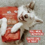 Stella & Chewy's Freeze Dried Raw Dinner Patties – Grain Free Dog Food, Protein Rich Stella’s Super Beef Recipe – 25 oz Bag