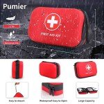 First-Aid-Kit-for-Car-Home-Travel-Camping-Businesses, 263pcs Compact Waterproof Hard Case, Public Emergency Medical Kits - Perfect for Survival, Vehicle, Boat, Sports, Hiking, Office, Dorm (PUMIER)