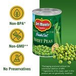 DEL MONTE Sweet Peas Canned Vegetables, 12 Pack, 15 oz Can