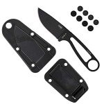 ESEE Izula – Fixed Blade Survival Knife with Molded Polymer Sheath and Clip Plate – Ideal for Survival, Camping, & Bushcraft - Made in the USA