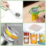 Canning Pot Water Bath Canner 20quart Stock Pot, Stainless Steel Canning Supplies Starter Kit Canner Tools Beginners Canning Kits Accessories with Rack, Tongs, Jar Lifter, Full Canning Set