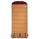 Teton 0F Degree Deer Hunter Sleeping Bag. Warm and Comfortable Camping Sleeping Bags, TETON Tough Canvas Shell for Camping, Hunting, and Cold Weather, Brown