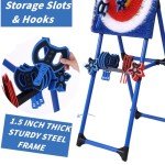 Cfble Axe Throwing Bristle Target with 8 Throwing Axes Set,Axe Throwing Game for Backyard, Indoor &Outdoor,Yard Games,Carnival Games