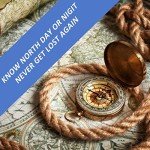 Bahfir Camping Survival Compass for Hiking, Pocket Compass for Kids, Glow in The Dark Compass for Camping Hunting, Outdoor Military Navigation Tool