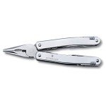 Victorinox Swiss Tool Spirit X Swiss Army Knife, 24 Function Swiss Made Multi-Tool with Needle-Nose Pliers, Wire Cutters and Large Blade - Silver