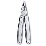 Victorinox Swiss Tool Spirit X Swiss Army Knife, 24 Function Swiss Made Multi-Tool with Needle-Nose Pliers, Wire Cutters and Large Blade - Silver