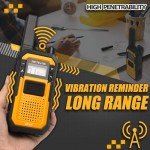 Retevis RB48 Waterproof Walkie Talkies, Heavy Duty Two Way Radio, Advanced Triple Proof, Vibration Call, USB-C, SOS,2000mAh, NOAA, 2 Way Radio(2 Pack) Yellow