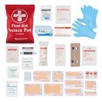 Surviveware 110 Pcs Waterproof Premium Survival First Aid Kit - Survival Emergency Preparedness for Travel Camping Gear, Survival Kit and Outdoor Emergencies - HSA & FSA Eligible Survival Kit