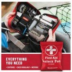 Surviveware 110 Pcs Waterproof Premium Survival First Aid Kit - Survival Emergency Preparedness for Travel Camping Gear, Survival Kit and Outdoor Emergencies - HSA & FSA Eligible Survival Kit