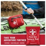 Surviveware 110 Pcs Waterproof Premium Survival First Aid Kit - Survival Emergency Preparedness for Travel Camping Gear, Survival Kit and Outdoor Emergencies - HSA & FSA Eligible Survival Kit