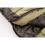 Coleman North Rim 0°F Big & Tall Sleeping Bag, Cold-Weather Mummy Sleeping Bag for Adults, No-Snag Zipper with Adjustable Hood for Warmth & Ventilation, Contains PFAS