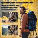 Outdoor Multifunctional Axe, Multifunctional Camping Chopping firewood, Small Hand Axe, Tied Rope, Mountain Axe, Multi-Purpose Camping Tool Axe-WSHUZEMN