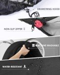 Sleeping Bags for Adults Backpacking Lightweight Waterproof- Cold Weather Sleeping Bag for Girls Boys Mens for Warm Camping Hiking Outdoor Travel Hunting with Compression Bags（Black）