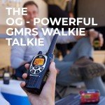 Midland® - GXT1000X3VP4 - Walkie Talkie Long Range Two-Way Radio - 50 Channel GMRS Radio - 142 Privacy Codes, SOS Siren, and NOAA Weather Alerts and Weather Scan - Black/Silver, 3-Pack